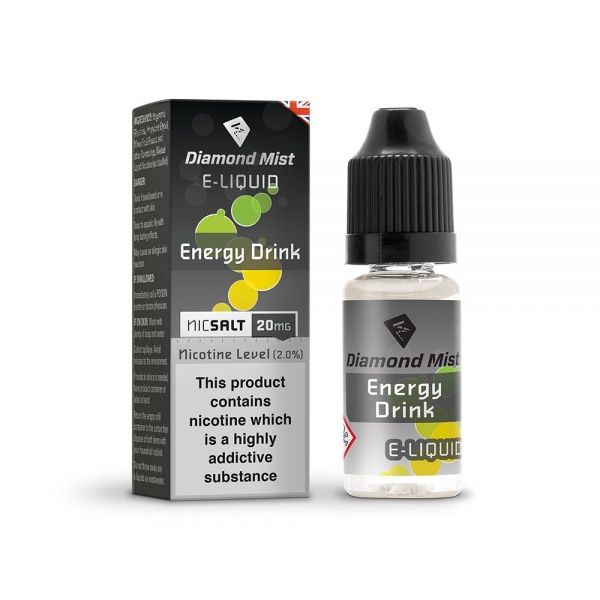 Diamond Mist Nic SALT Energy Drink Flavour E Liquid 10ml 10mg